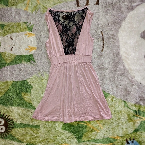 NWOT Forever21 Cowlneck & Lace Dress - Picture 4 of 4